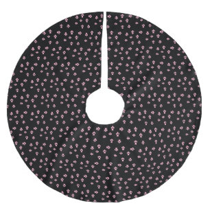 Weihnachtskatzenpaare Polyester Weihnachtsbaumdecke