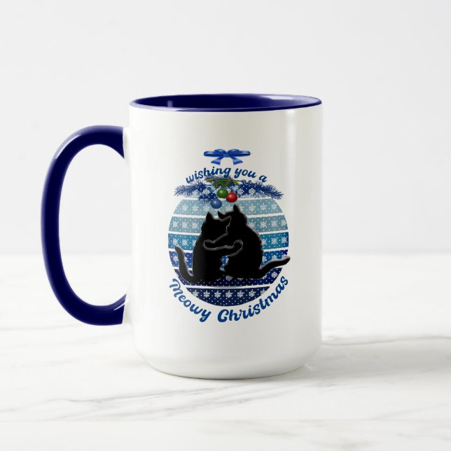 WeihnachtskatzenTasse, Weihnachtskätzchen Tasse (Links)