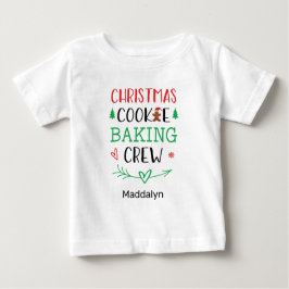 Weihnachtskeks Backgebäck Crew Familienname Baby T-shirt