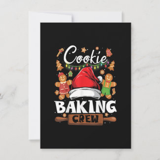 Weihnachtskeks Backgebäck Crew Funny Pajamas Famil Einladung