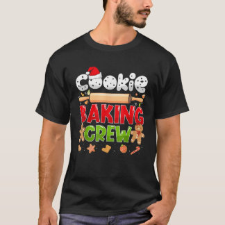 Weihnachtskeks Backgebäck Crew Funny Pajamas Famil T-Shirt