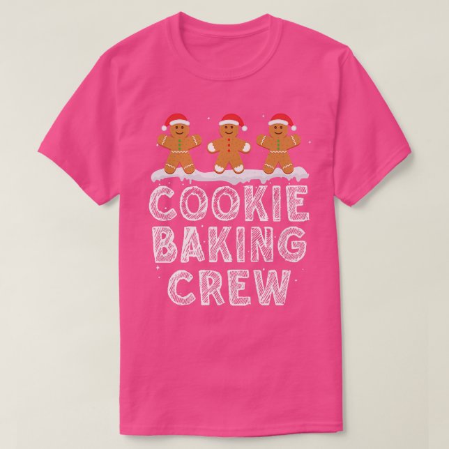 Weihnachtskeks Backgebäck Crew Lebkuchen T-Shirt (Design vorne)