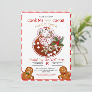 Weihnachtskeks Dekorieren Party Einladung