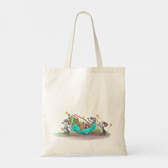 Weihnachtskeks Heist Tragetasche (Rückseite)