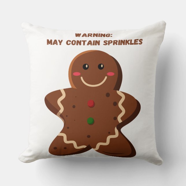 Weihnachtskeks Kissen (Vorderseite)