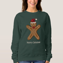 Weihnachtskeks mit Text Sweatshirt