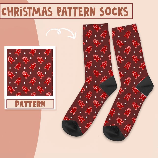 Weihnachtskeks Muster Socken (Von Creator hochgeladen)