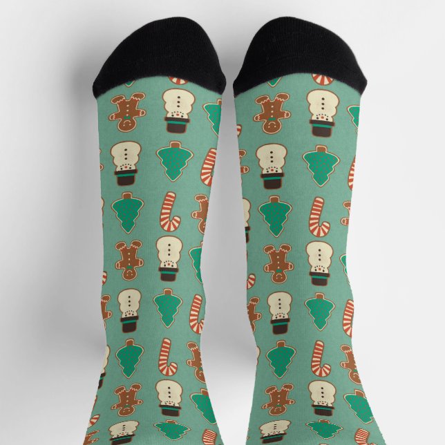 Weihnachtskeks Socken (Oben)