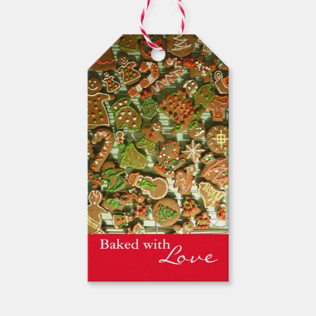 Weihnachtskekse 3 geschenkanhänger (Vorderseite)
