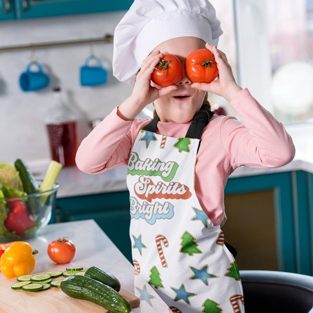 Weihnachtskekse Backbrille Schürze (Kids Christmas cookie apron)