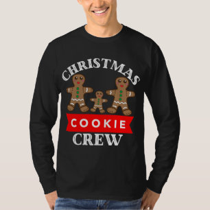 Weihnachtskekse Crew Lebkuchen Familie 3 Koch T-Shirt