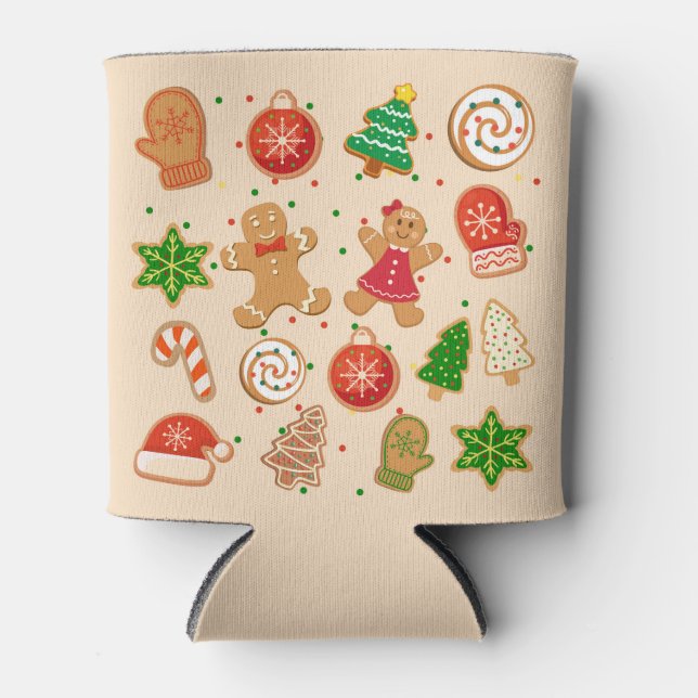 Weihnachtskekse Dosenkühler (Vorderseite)