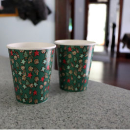 Weihnachtskekse Feiertage Cookie Backen Party Pappbecher