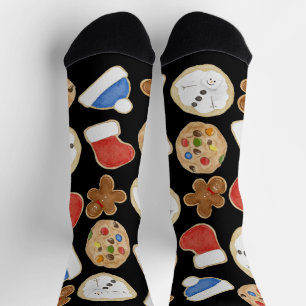 Weihnachtskekse Feiertags-Crew Socken