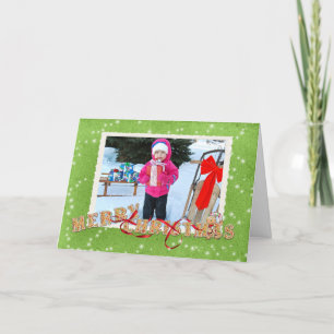 Weihnachtskekse Fotokarte Feiertagskarte