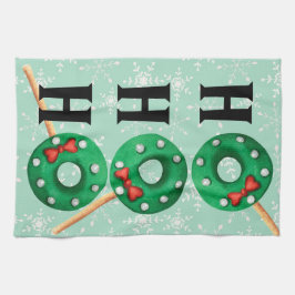 Weihnachtskekse Funny Ho Ho Ho Snowflake Dish Geschirrtuch