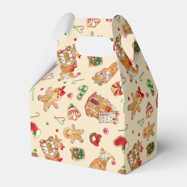 Weihnachtskekse Geschenkschachtel (Vorderseite)