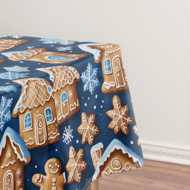 Weihnachtskekse Gingermann Winterurlaub   Tischdecke (Beispiel)