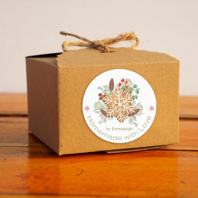 Weihnachtskekse hausgemachte Liebe Etiketten (Von Creator hochgeladen)