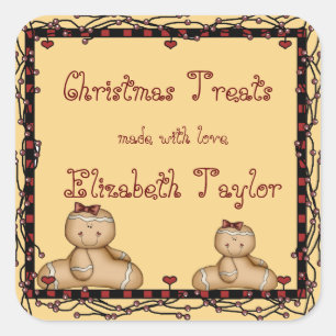 Weihnachtskekse, Holiday Gingerbread Sticker