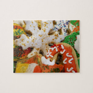 Weihnachtskekse II Farbige Festtagsbackwaren Puzzle