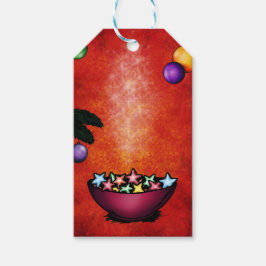 Weihnachtskekse in Form von Bowlingstern Geschenkanhänger