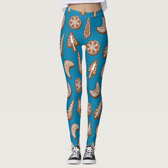 Weihnachtskekse Leggings (Vorderseite)
