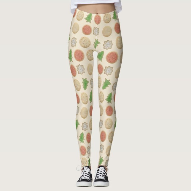 Weihnachtskekse Leggings (Vorderseite)