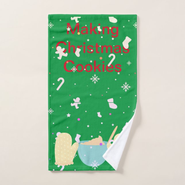 Weihnachtskekse machen handtuch (Handtuch)