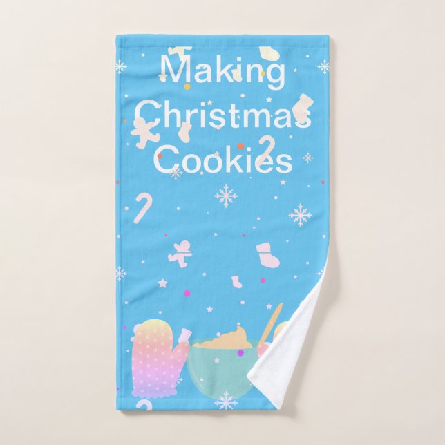 Weihnachtskekse machen handtuch (Handtuch)