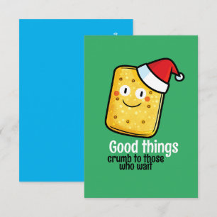 Weihnachtskekse nach Maß Dankeskarte