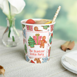 Weihnachtskekse Pappbecher