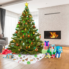 Weihnachtskekse Polyester Weihnachtsbaumdecke