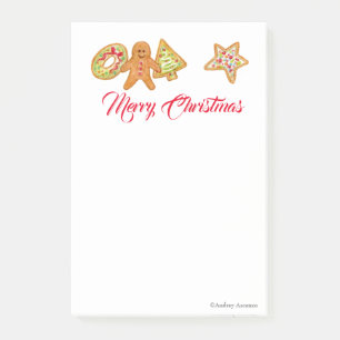 Weihnachtskekse Post-it Notes Klebezettel