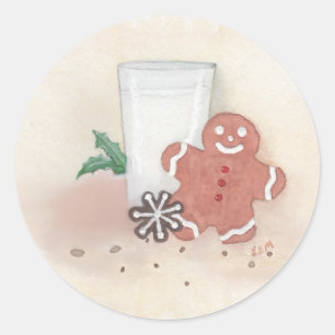 Weihnachtskekse Runder Aufkleber