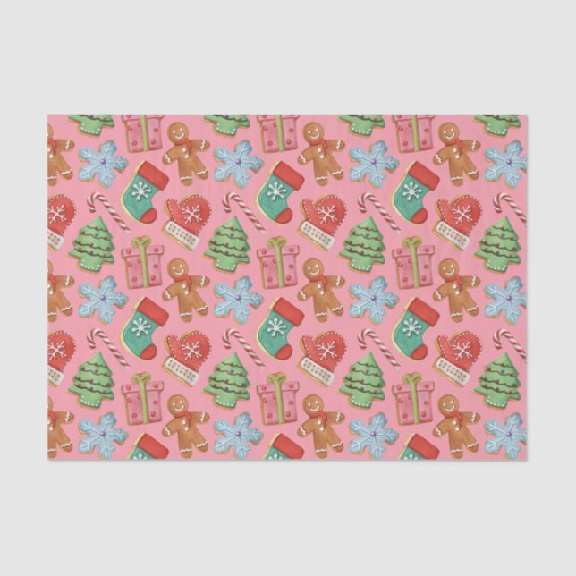 Weihnachtskekse Seidenpapier (Vorderseite)