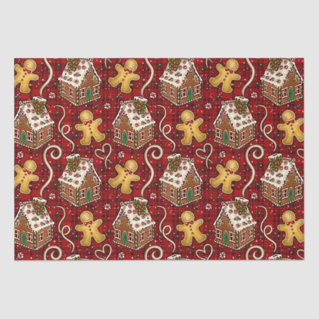 Weihnachtskekse Seidenpapier (Vorderseite)