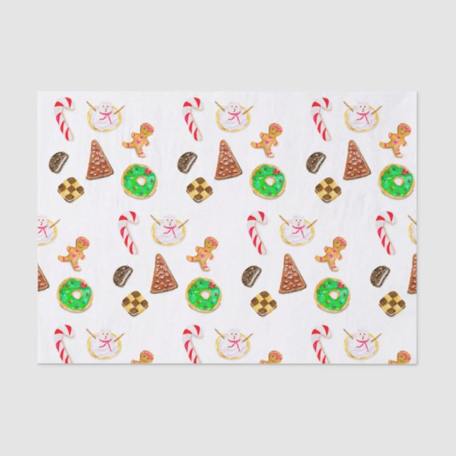 Weihnachtskekse Seidenpapier (Vorderseite)