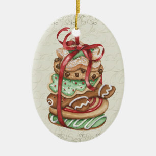 Weihnachtskekse - SRF Keramik Ornament