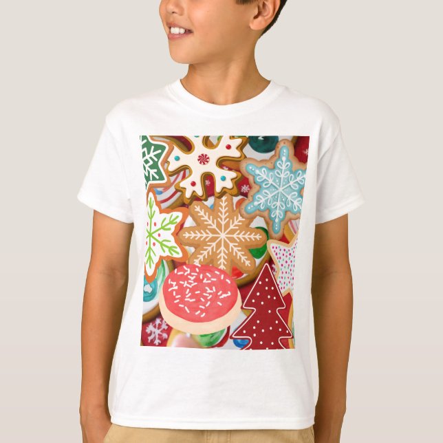 Weihnachtskekse T-Shirt (Vorderseite)