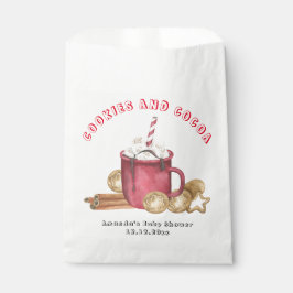 Weihnachtskekse und Kakaodusche Geschenktütchen