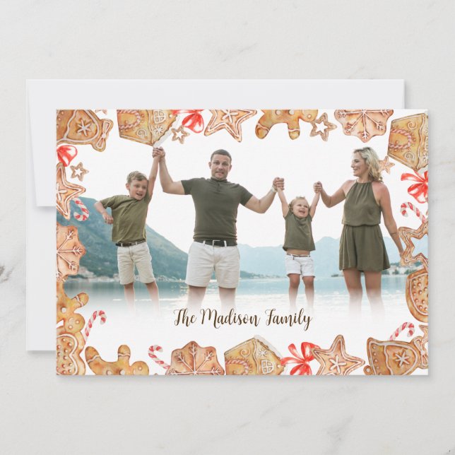 Weihnachtskekse Weihnachtskarte Feiertagskarte