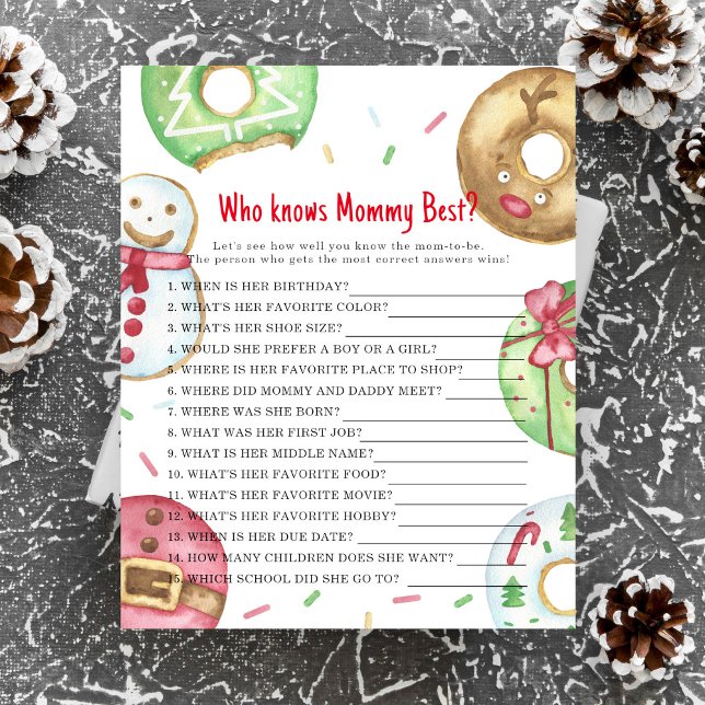 Weihnachtskekse - Wer Mami am besten kennt (Von Creator hochgeladen)