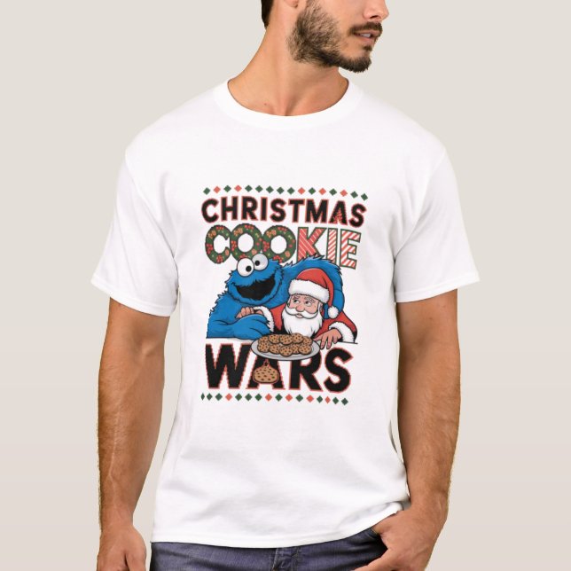 Weihnachtskeksekriege T-Shirt (Vorderseite)