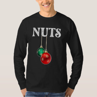 Weihnachtskerne Matratzen Kastanien Paare T-Shirt