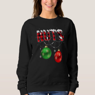 Weihnachtskerne Matratzen Paare Kastanien Sweatshirt