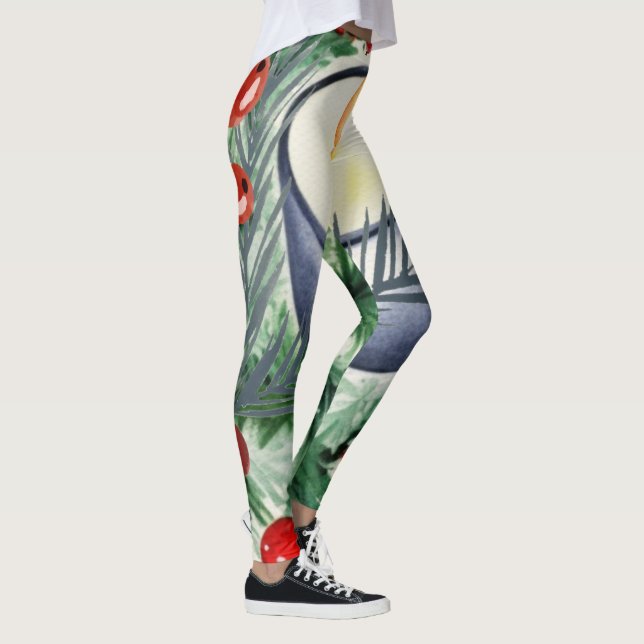 Weihnachtskerze Leggings (Rechts)