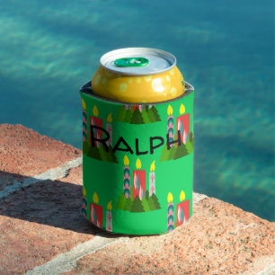 Weihnachtskerzen Dosenkühler