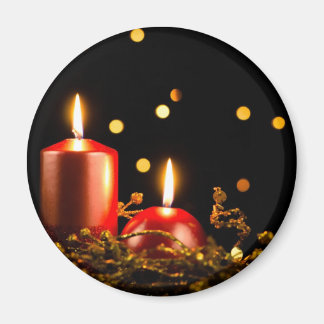 Weihnachtskerzen Magnet