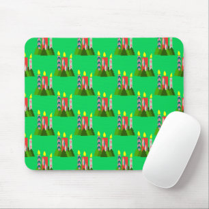 Weihnachtskerzen Mousepad